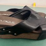 Corkys boutique black wedged sandals size 9 Photo 4