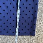 Old Navy NWT  Blue Black Polka Dot Short Sleeve Mini Shift Dress Large Tall Photo 5