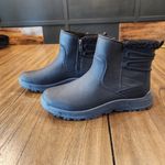 Eddie Bauer  Warm Lined Cushioned Siren Winter Boot Black Rubber Sz 9 New Photo 6