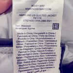 Noisy May  Light Gray Crewneck quilted long sleeve jacket S Photo 5