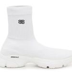 Balenciaga Speed 3.0 Knit High Top Sock Sneakers in White, Size 40 NEW in Box Photo 15