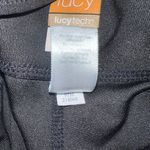 Lucy Tech  Womens Cropped Yoga Athletic Pants Size S Black Style 23350 Athleisure Photo 3