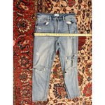 Pistola Distressed Boyfriend Jeans Light Wash Ripped Knees Relaxed Fit Size 29 Photo 2