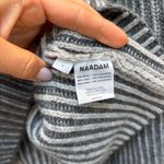 NAADAM Wool & Cashmere Ribbed Crewneck Barrel Sleeve Sweater Chunky Knit S Gray Photo 7