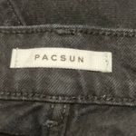 PacSun Women's Black Baggy Distressed Ripped Wide Leg High Waist Denim Jeans 28 Photo 4
