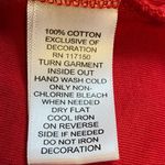 Quacker Factory patriotic beaded bicycle tee shirt red size XXS A262568 Photo 4