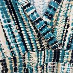 Calvin Klein abstract print empire waist cotton dress size large Photo 5