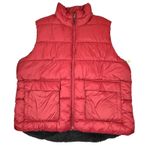 Amazon Essentials Vest Womens XXL Maroon Puffer Sleeveless Full Zipper Outdoors Red Photo 0