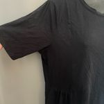 LOGO By Lori Goldstein Logo Lori Goldstein Midi Dress Women's M Black Pockets Stretch size LP Photo 1