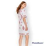 Michael Kors White Embroidered T Shirt Shift Dress size 4 Photo 1