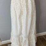 Anthropologie NWT x PAYAL JAIN Diana Eyelet Maxi Skirt White Boho Medium Photo 1