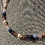 Handmade ✨ Freshwater Pearl + Amethyst + Rose Quartz + Agate Beaded Necklace Photo 1