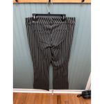 Torrid  Studio Pinstripe Heather Charcoal High Rise Flare Pants Size 14 Tall Photo 2