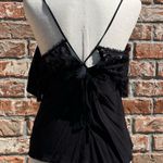 Tobi lace-up back black lace off cold shoulder top / S / Excellent condition Photo 8