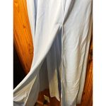 SheIn Bridesmaids Dress L Blue Belle Off Shoulder Slit Thigh Gown MOH OC4A Photo 6