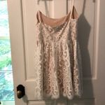 Tobi White Cutout Lined Lace Sleeveless Mini Dress Women Small Photo 1