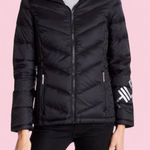 Tommy Hilfiger  Black Puffer Jacket Womens S Quilted Hooded Packable Winter. Photo 0