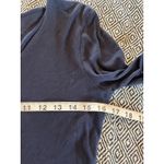 Ralph Lauren Lauren Shirt Womens Small Blue Elbow Sleeve Pullover V Neck Cotton Photo 4