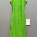 Araminta James Ibiza Terry Open Back Dress Green S Photo 3