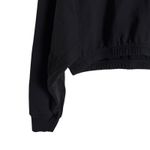 Alo Yoga  Devotion Black Cropped Long Sleeve Crewneck Sweatshirt Small Photo 4