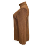 Chico's Chico’s Brown Cutout Turtleneck Sweater Long Sleeve Cotton Blend Size XL Photo 5