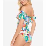 Lauren Ralph Lauren Off The Shoulder Tummy Control One Piece Swimsuit US 14 Photo 9