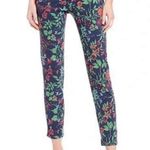 J. McLaughlin  Margot Pants in Amelia Navy Blue Floral Photo 0