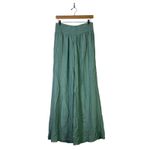 Wonderly  High Rise Wide Leg Pants Womens M Sage Green Flowy Boho Hippie Coastal Photo 1