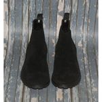 River Island Ladies Black Suede Ankle Boots Size 7, EU 41 Pull Strap Flex MINT Photo 2