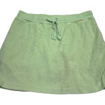 Y2K N.Y.L Terry cloth mini skirt Green Size L Photo 0