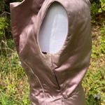 Vintage Handmade purple stain cocktail dress size Small Gray Photo 8