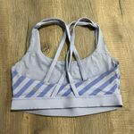 Lululemon Purple striped  sports bra Photo 1