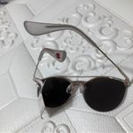 Oscar de la Renta Cat eye Brown Metal Frame Sunglasses NWT Photo 3