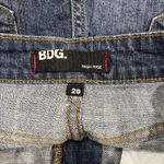 BDG Women’s High Rise Cutoff Denim Jean Dark Wash Shorts Raw Hem 28 Waist Photo 5