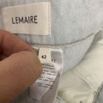 Womens Size 42 US 12 Lemaire Light Wash Wide Leg Jeans EUC Photo 5