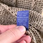 Vivienne Tam Women's Tan Open Knit Short Sleeve Sweater Size S Photo 7