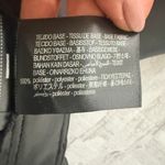 ZARA Blogger Fave Black Faux Leather High Rise Wide Leg Cropped Marine Pants 6 Photo 5