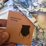 Shade & Shore  NWT Blue Toile Floral Print One-Piece Swimsuit XL (16) Photo 3