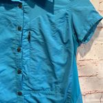 Mountain Hardwear  Women’s Canyon Shirt button down short sleeve Bright blue XS Photo 3
