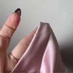 Petal and Pup Nadia One Shoulder Dusty Rose Pink Satin Maxi Dress 10 Photo 14