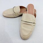 BCBGeneration chic Classic nude Mule Flat with silver detailing size 9.5 Photo 5