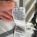 American Eagle Short Sleeve T-Shirt Midi Dress Medium White Monochrome Stripes Photo 8