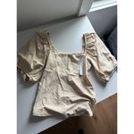 Susana Monaco $168 New  Revolve Puff Sleeve Top - crème - Small Photo 6