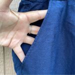 Lane Bryant NWT Womens Shorts Navy Blue Belted Linen Blend Plus Size 22 24 Photo 5