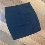 ZARA 🆕 | Navy Blue Mini Skirt with Slit Small Photo 0
