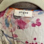 Umgee  LuLu Floral Kimono Fringe Boho Cream colorful medium Photo 4