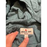 American Giant Hoodie Womens Large Green Cotton Fleece Lined Pockets USA Made Photo 2