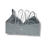 Lululemon  Size 8 Like a Cloud Strappy Longline Ribbed Bra Light Support Blue Photo 3