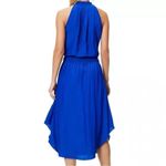 Ramy Brook  Royal Blue Sleeveless Audrey Midi Dress Small Smocked Waisted Photo 1