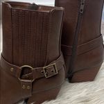 Soda  Brown Combat & Moto Boots Photo 1